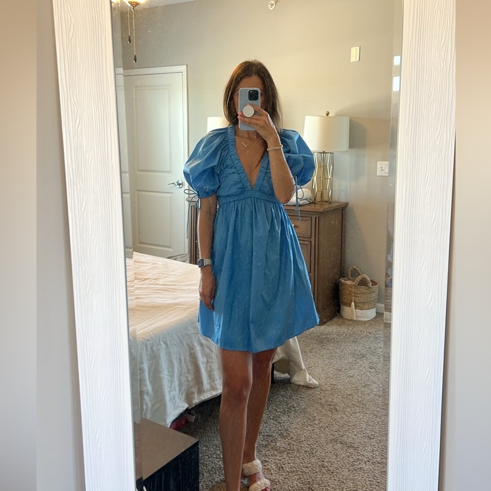 Abercrombie blue mini dress